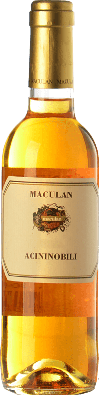 51,95 € Free Shipping | Sweet wine Maculan Acininobili I.G.T. Veneto Veneto Italy Vespaiola Half Bottle 37 cl
