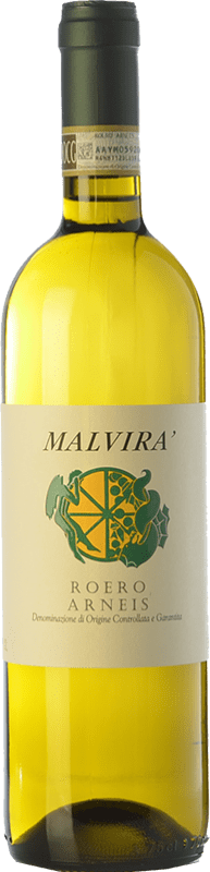 14,95 € Бесплатная доставка | Белое вино Malvirà D.O.C.G. Roero Пьемонте Италия Arneis бутылка 75 cl