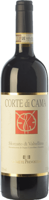 51,95 € Kostenloser Versand | Rotwein Mamete Prevostini Corte di Cama D.O.C.G. Sforzato di Valtellina Lombardei Italien Nebbiolo Flasche 75 cl