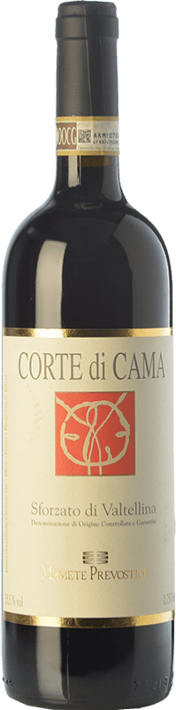 54,95 € Бесплатная доставка | Красное вино Mamete Prevostini Corte di Cama D.O.C.G. Sforzato di Valtellina Ломбардии Италия Nebbiolo — Неббиоло Бутылка 75 cl