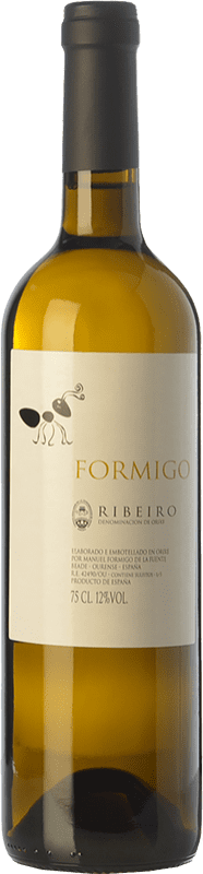8,95 € Kostenloser Versand | Weißwein Formigo D.O. Ribeiro Galizien Spanien Torrontés, Godello, Loureiro, Palomino Fino, Treixadura, Albariño — Albarinho Flasche 75 cl