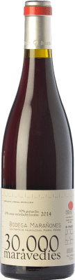 11,95 € Free Shipping | Red wine Marañones Treinta Mil Maravedíes Aged D.O. Vinos de Madrid Madrid's community Spain Grenache, Morenillo Bottle 75 cl