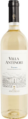 15,95 € 送料無料 | 白ワイン Marchesi Antinori Villa Antinori Bianco 若い I.G.T. Toscana トスカーナ イタリア Maturana Tinta, Trebbiano, Pinot Grey, Pinot White, Riesling Renano ボトル 75 cl