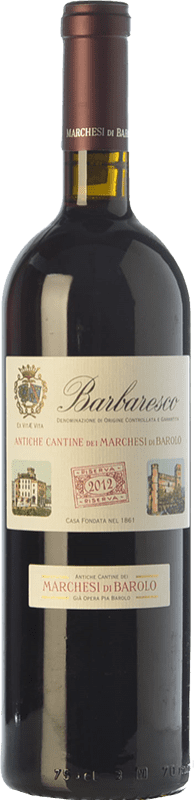 35,95 € Envio grátis | Vinho Tinto Marchesi di Barolo Della Casa Reserva D.O.C.G. Barbaresco Piemonte Itália Nebbiolo 75 cl