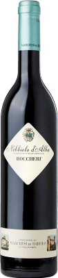 19,95 € Free Shipping | Red wine Marchesi di Barolo Roccheri D.O.C. Nebbiolo d'Alba Piemonte Italy Nebbiolo Bottle 75 cl