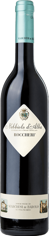 23,95 € Kostenloser Versand | Rotwein Marchesi di Barolo Roccheri D.O.C. Nebbiolo d'Alba Piemont Italien Nebbiolo Flasche 75 cl
