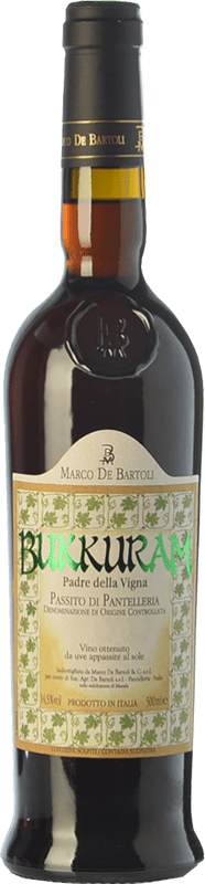 86,95 € Kostenloser Versand | Süßer Wein Marco de Bartoli Bukkuram Padre della Vigna D.O.C. Passito di Pantelleria Sizilien Italien Muscat von Alexandria Medium Flasche 50 cl