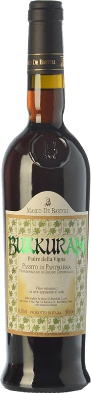 109,95 € Envío gratis | Vino Dulce Marco de Bartoli Bukkuram Padre della Vigna D.O.C. Passito di Pantelleria Sicilia Italia Moscato Botella Medium 50 cl