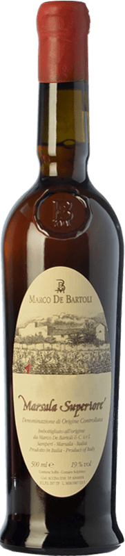 76,95 € Free Shipping | Fortified Wine Marco de Bartoli Superior Reserve — Aged 1987 D.O.C. Marsala Sicily Italy Grillo Medium Bottle 50 cl