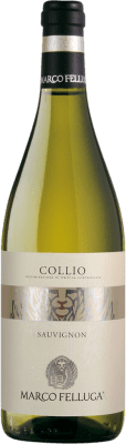 22,95 € Spedizione Gratuita | Vino bianco Marco Felluga D.O.C. Collio Goriziano-Collio Friuli-Venezia Giulia Italia Sauvignon Bottiglia 75 cl