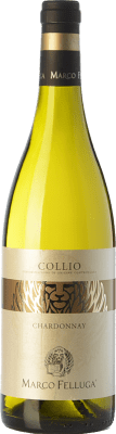 22,95 € Envio grátis | Vinho branco Marco Felluga D.O.C. Collio Goriziano-Collio Friuli-Venezia Giulia Itália Chardonnay Garrafa 75 cl