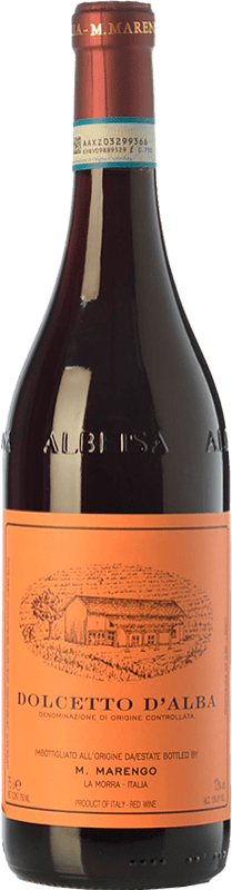 12,95 € Spedizione Gratuita | Vino rosso Marengo D.O.C.G. Dolcetto d'Alba Piemonte Italia Dolcetto Bottiglia 75 cl