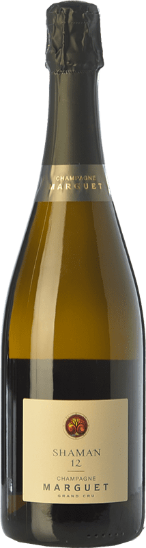 54,95 € Spedizione Gratuita | Spumante Bianco Marguet Shaman Grand Cru A.O.C. Champagne champagne Francia Pinot Nero, Chardonnay Eco — Biologico Bottiglia 75 cl