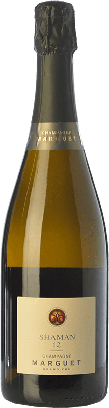 51,95 € Kostenloser Versand | Weißer Sekt Marguet Shaman Grand Cru A.O.C. Champagne Champagner Frankreich Spätburgunder, Chardonnay Flasche 75 cl