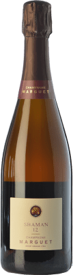 49,95 € 送料無料 | ロゼスパークリングワイン Marguet Shaman Rosé Grand Cru A.O.C. Champagne シャンパン フランス Pinot Black, Chardonnay ボトル 75 cl