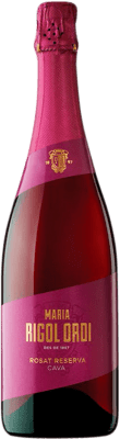 13,95 € Kostenloser Versand | Rosé Sekt María Rigol Ordi Reserve — Gereift D.O. Cava Katalonien Spanien Monastrell, Trepat 75 cl