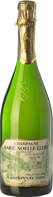 81,95 € Бесплатная доставка | Белое игристое Marie-Noelle Ledru Cuvée du Goulté Резерв A.O.C. Champagne шампанское Франция Pinot Black бутылка 75 cl