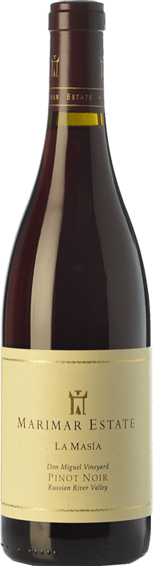 64,95 € 免费送货 | 红葡萄酒 Marimar Estate La Masía 年轻的 I.G. Russian River Valley 俄罗斯河谷 美国 Pinot Noir — 黑皮诺 Eco — 生态 有机 天然 75 cl