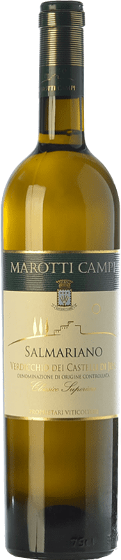 14,95 € Бесплатная доставка | Белое вино Marotti Campi Salmariano Резерв D.O.C.G. Castelli di Jesi Verdicchio Riserva Marche Италия Verdicchio бутылка 75 cl
