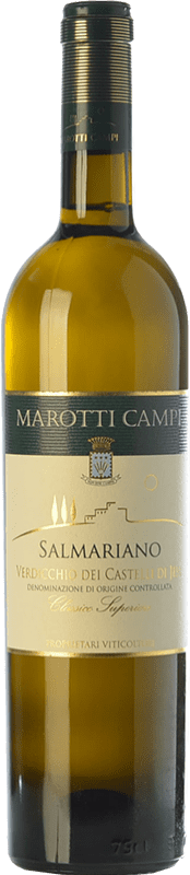 15,95 € Spedizione Gratuita | Vino Bianco Marotti Campi Salmariano Riserva D.O.C.G. Castelli di Jesi Verdicchio Riserva Marche Italia Verdicchio 75 cl