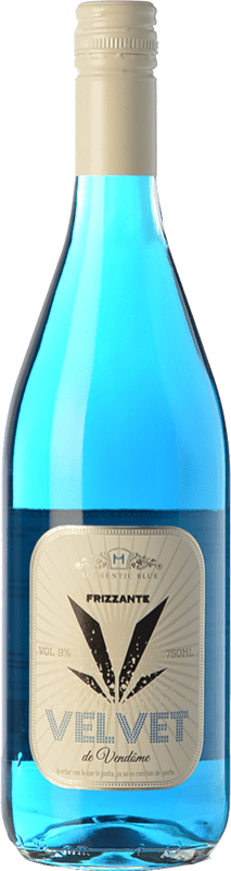 9,95 € Envío gratis | Espumoso blanco Marqués de Alcántara Azul Frizzante Velvet de Vendôme España Chardonnay Botella 75 cl