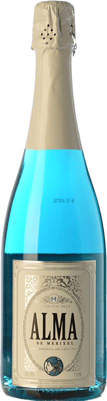 13,95 € Free Shipping | White sparkling Marqués de Alcántara Vino Azul Alma de Merixel Spain Chardonnay Bottle 75 cl