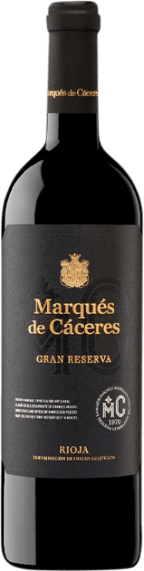 22,95 € Free Shipping | Red wine Marqués de Cáceres Grand Reserve D.O.Ca. Rioja The Rioja Spain Tempranillo, Grenache, Graciano Bottle 75 cl