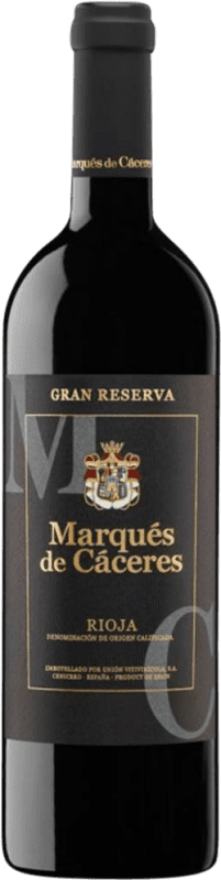 27,95 € 送料無料 | 赤ワイン Marqués de Cáceres グランド・リザーブ D.O.Ca. Rioja ラ・リオハ スペイン Tempranillo, Grenache, Graciano ボトル 75 cl