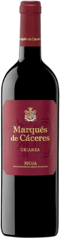 9,95 € Envoi gratuit | Vin Rouge Marqués de Cáceres Crianza D.O.Ca. Rioja La Rioja Espagne Tempranillo, Garnacha — Grenache, Graciano Bouteille 75 cl
