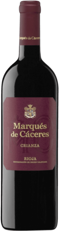 19,95 € 免费送货 | 红葡萄酒 Marqués de Cáceres Crianza — 陈酿 D.O.Ca. Rioja 拉里奥哈 西班牙 Tempranillo — 丹魄, Garnacha — 歌海娜, Graciano — 格拉西亚诺 大瓶 — Magnum 1,5 L