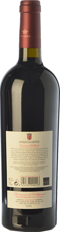 32,95 € Free Shipping | Red wine Marqués de Griñón Crianza D.O.P. Vino de Pago Dominio de Valdepusa Castilla la Mancha Spain Cabernet Sauvignon Bottle 75 cl