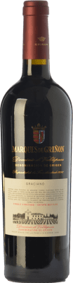 31,95 € Envío gratis | Vino tinto Marqués de Griñón Reserva D.O.P. Vino de Pago Dominio de Valdepusa Castilla la Mancha España Graciano Botella 75 cl