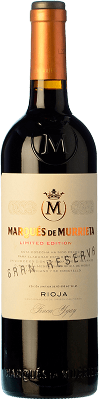 71,95 € Envio grátis | Vinho tinto Marqués de Murrieta Grande Reserva D.O.Ca. Rioja La Rioja Espanha Tempranillo, Grenache, Graciano, Mazuelo Garrafa 75 cl