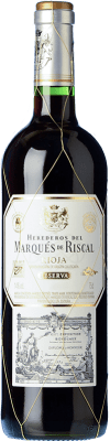 19,95 € Бесплатная доставка | Красное вино Marqués de Riscal Резерв D.O.Ca. Rioja Ла-Риоха Испания Tempranillo, Graciano, Mazuelo бутылка 75 cl