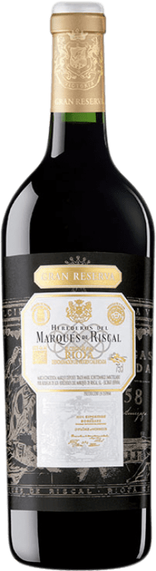 44,95 € Free Shipping | Red wine Marqués de Riscal Gran Reserva D.O.Ca. Rioja The Rioja Spain Tempranillo Bottle 75 cl