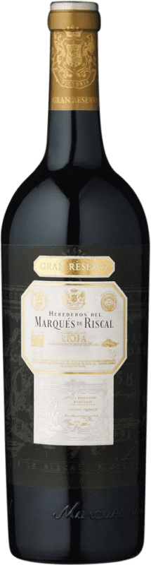 62,95 € Envoi gratuit | Vin rouge Marqués de Riscal Grande Réserve D.O.Ca. Rioja La Rioja Espagne Tempranillo Bouteille 75 cl