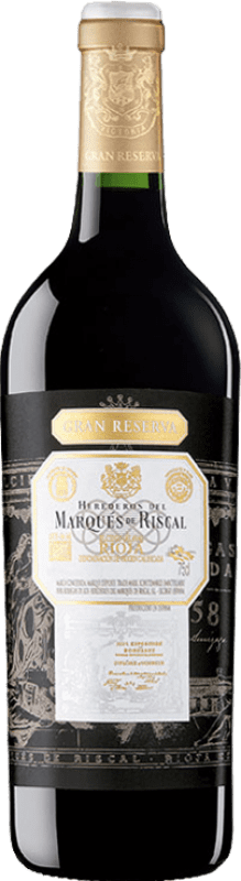 66,95 € Бесплатная доставка | Красное вино Marqués de Riscal Гран Резерва D.O.Ca. Rioja Ла-Риоха Испания Tempranillo — Темпранильо 75 cl