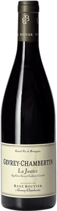 54,95 € Free Shipping | Red wine René Bouvier La Justice A.O.C. Gevrey-Chambertin Burgundy France Pinot Black Bottle 75 cl