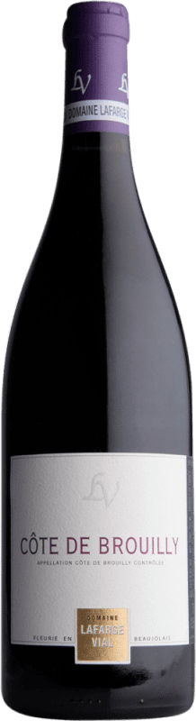 49,95 € Free Shipping | Red wine Lafarge-Vial A.O.C. Côte de Brouilly Beaujolais France Gamay Bottle 75 cl