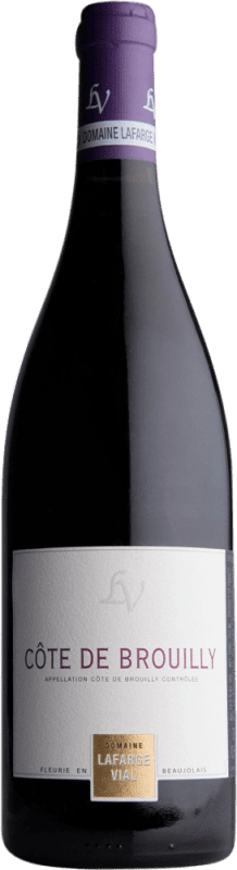 47,95 € Spedizione Gratuita | Vino rosso Lafarge-Vial A.O.C. Côte de Brouilly Beaujolais Francia Gamay Bottiglia 75 cl