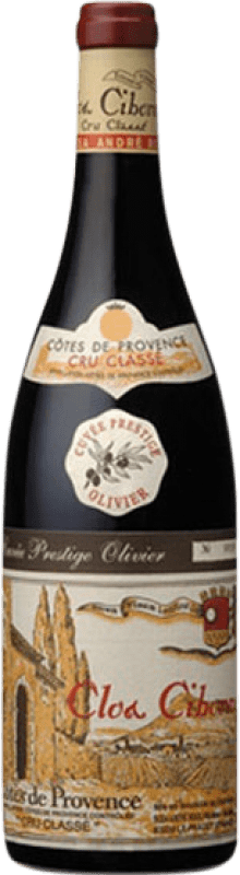 28,95 € Free Shipping | Red wine Clos Cibonne Cuvée Prestige Olivier A.O.C. Côtes de Provence Provence France Syrah, Grenache Tintorera, Tibouren Bottle 75 cl