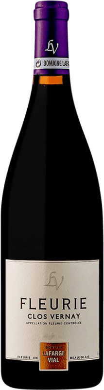 49,95 € Бесплатная доставка | Красное вино Lafarge-Vial Clos Vernay A.O.C. Fleurie Beaujolais Франция Gamay бутылка 75 cl