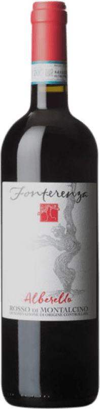 41,95 € Kostenloser Versand | Rotwein Campi di Fonterenza Alberello D.O.C. Rosso di Montalcino Toskana Italien Sangiovese Flasche 75 cl