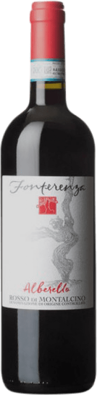 43,95 € Envío gratis | Vino Tinto Campi di Fonterenza Alberello D.O.C. Rosso di Montalcino Toscana Italia Sangiovese Eco — Ecológico Botella 75 cl