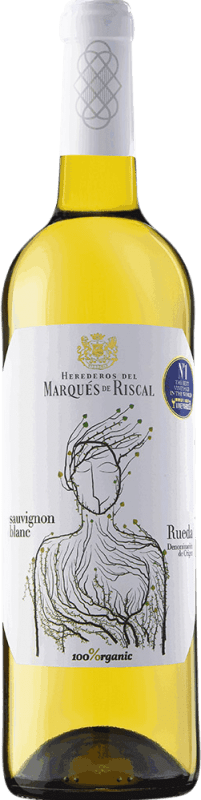 15,95 € Kostenloser Versand | Weißwein Marqués de Riscal D.O. Rueda Kastilien und León Spanien Sauvignon 75 cl
