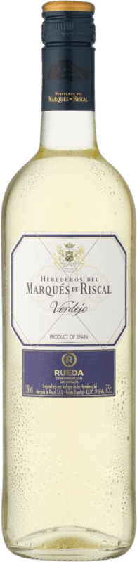 12,95 € 免费送货 | 白酒 Marqués de Riscal D.O. Rueda 卡斯蒂利亚莱昂 西班牙 Verdejo 瓶子 75 cl