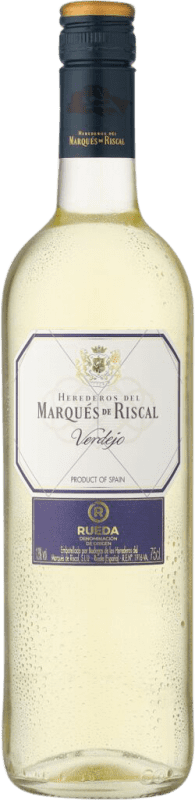 13,95 € Envío gratis | Vino blanco Marqués de Riscal D.O. Rueda Castilla y León España Verdejo Botella 75 cl