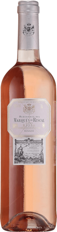 8,95 € Envio grátis | Vinho rosé Marqués de Riscal D.O.Ca. Rioja La Rioja Espanha Tempranillo, Grenache Garrafa 75 cl