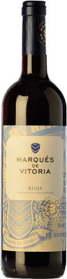 8,95 € Бесплатная доставка | Красное вино Marqués de Vitoria старения D.O.Ca. Rioja Ла-Риоха Испания Tempranillo бутылка 75 cl