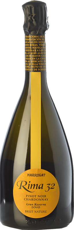 31,95 € Envio grátis | Espumante branco Marrugat Rima 32 Grande Reserva D.O. Cava Catalunha Espanha Pinot Preto, Chardonnay Garrafa 75 cl